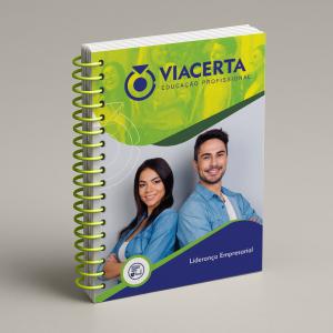 Liderança Empresarial Capa em Triplex 300g - Miolo em Sulfite 90g 15X21 cm Colorido Capa com BOPP Brilho Espiral 