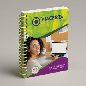 Logística de Programação Orientada a Objetos Capa em Triplex 300g - Miolo em Sulfite 90g 15X21 cm Colorido Capa com BOPP Brilho Espiral 