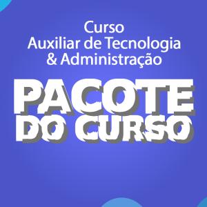 Pacote Auxiliar de Tecnologia & Administração Capa em Triplex 300g - Miolo em Sulfite 90g 15X21 cm Colorido Capa com BOPP Brilho Espiral 